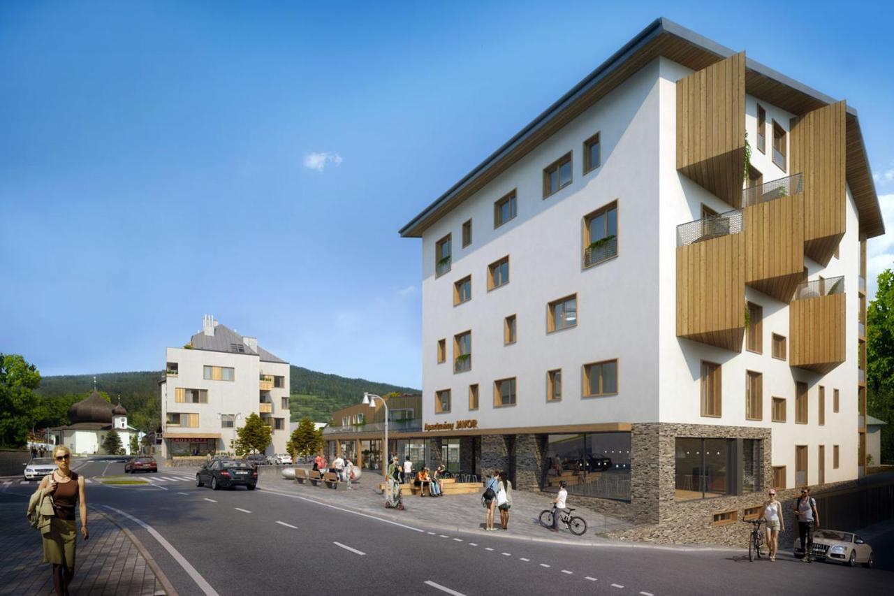 Apartment Rezidence - Javor & Wellness Železná Ruda Kültér fotó