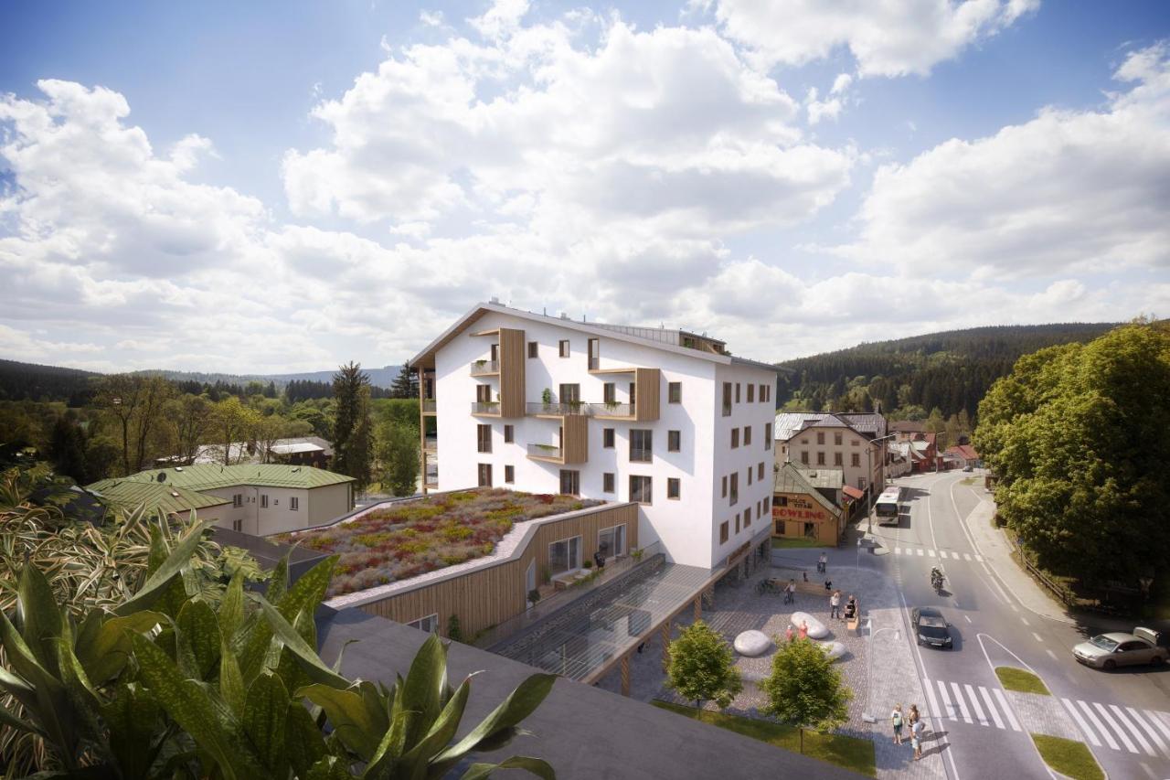 Apartment Rezidence - Javor & Wellness Železná Ruda Kültér fotó